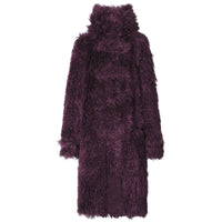 Duffle-coat en mohair mélangé - Deep Maroon