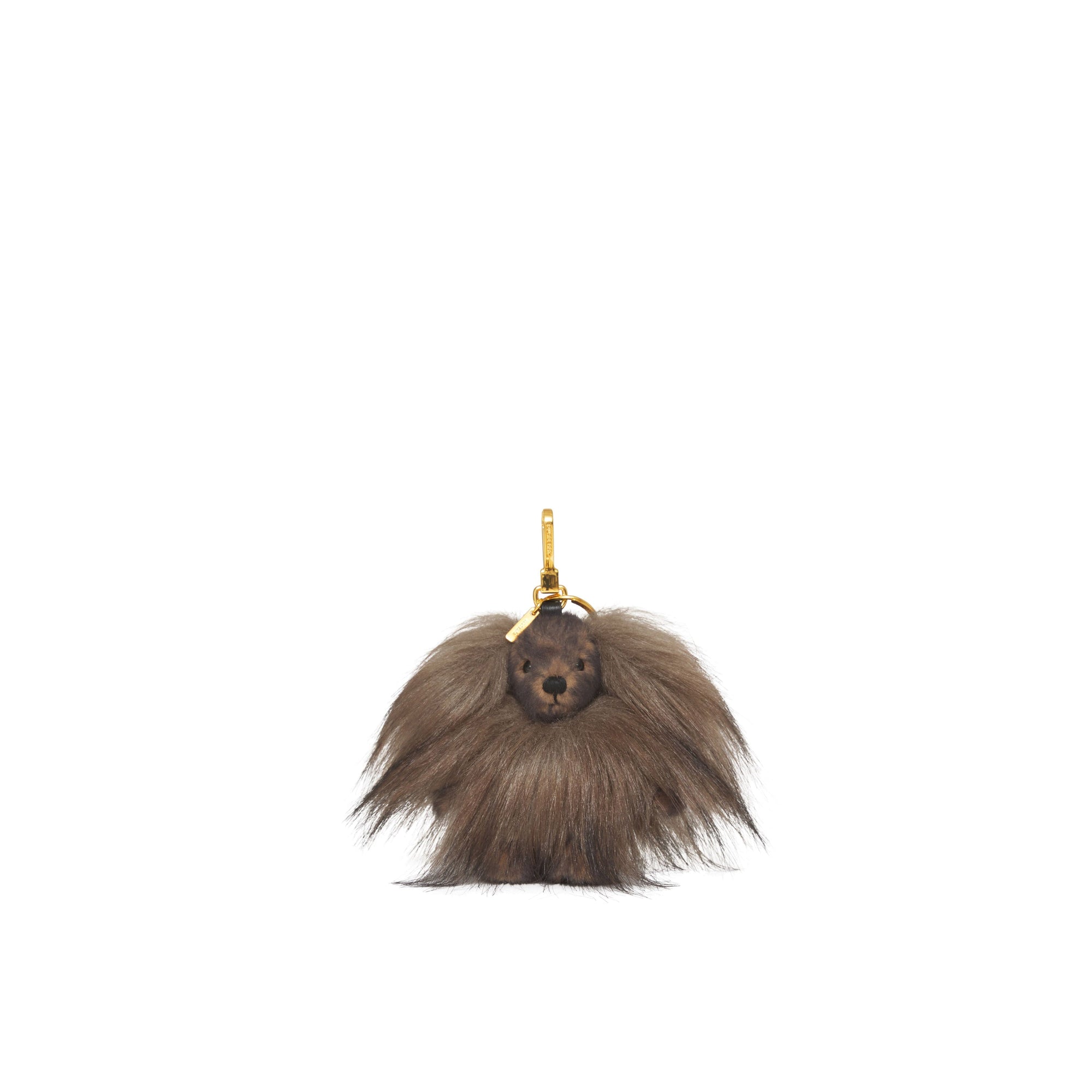 Porte-clés Thomas Bear en fausse fourrure - Black