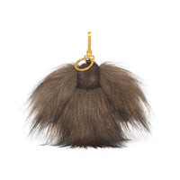 Porte-clés Thomas Bear en fausse fourrure - Black