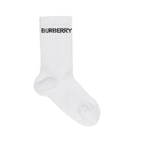 Chaussettes stretch technique à logo - White