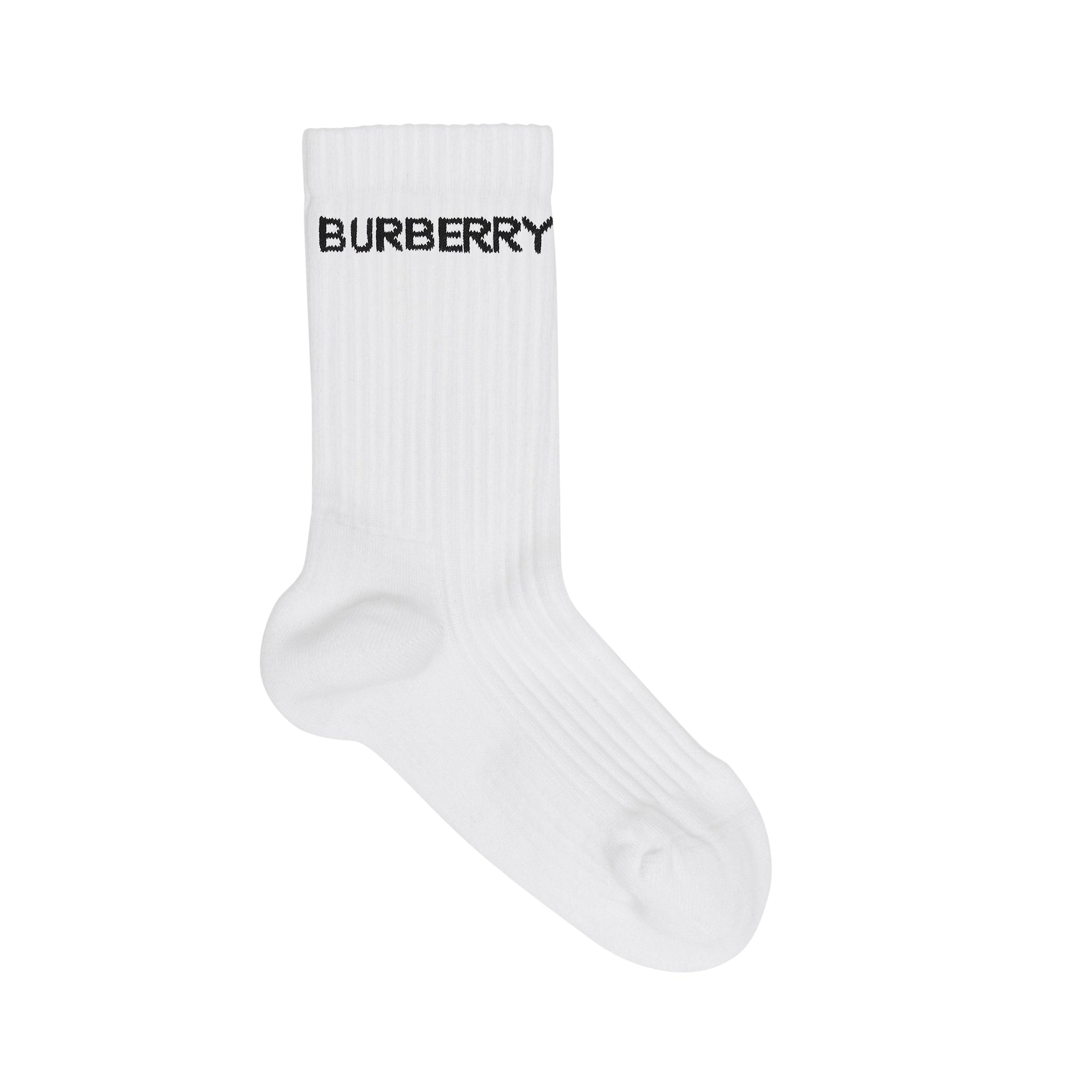 Chaussettes stretch technique à logo - White