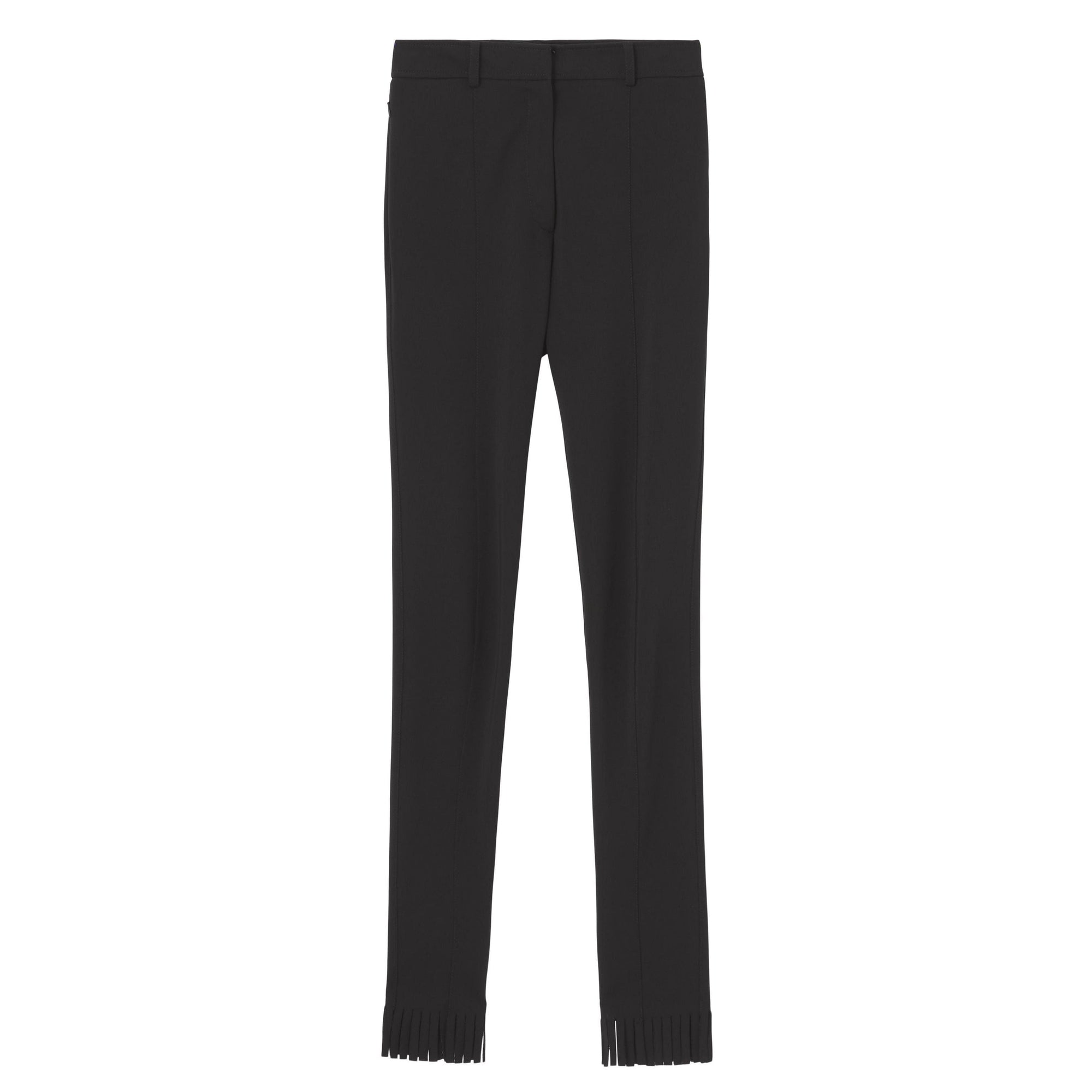 Legging stretch à franges - Black