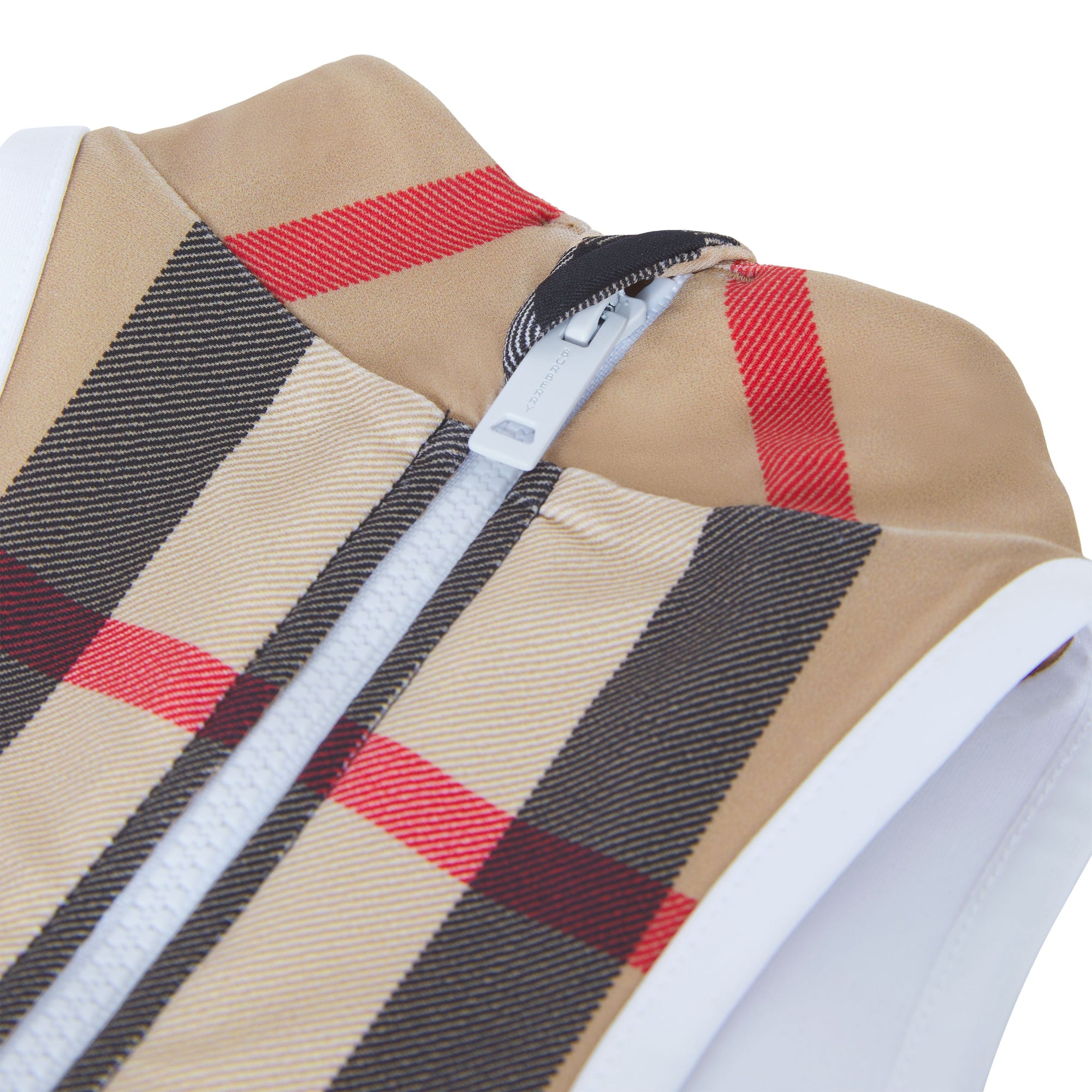 Maillot de bain Exaggerated à motif check - Archive Beige Check