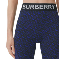 Legging en jersey stretch Monogram taille élastique - Deep Royal Blue