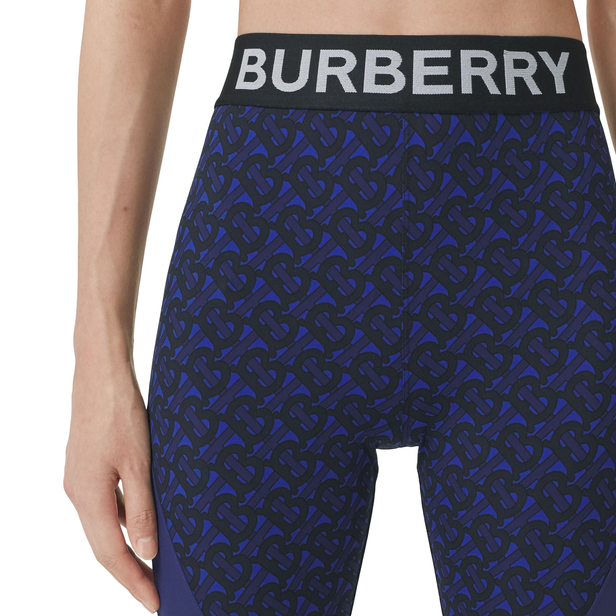 Legging en jersey stretch Monogram taille élastique - Deep Royal Blue