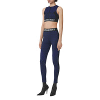 Legging en jersey stretch Monogram taille élastique - Deep Royal Blue