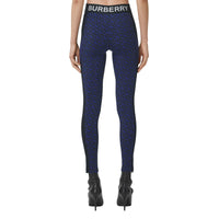 Legging en jersey stretch Monogram taille élastique - Deep Royal Blue