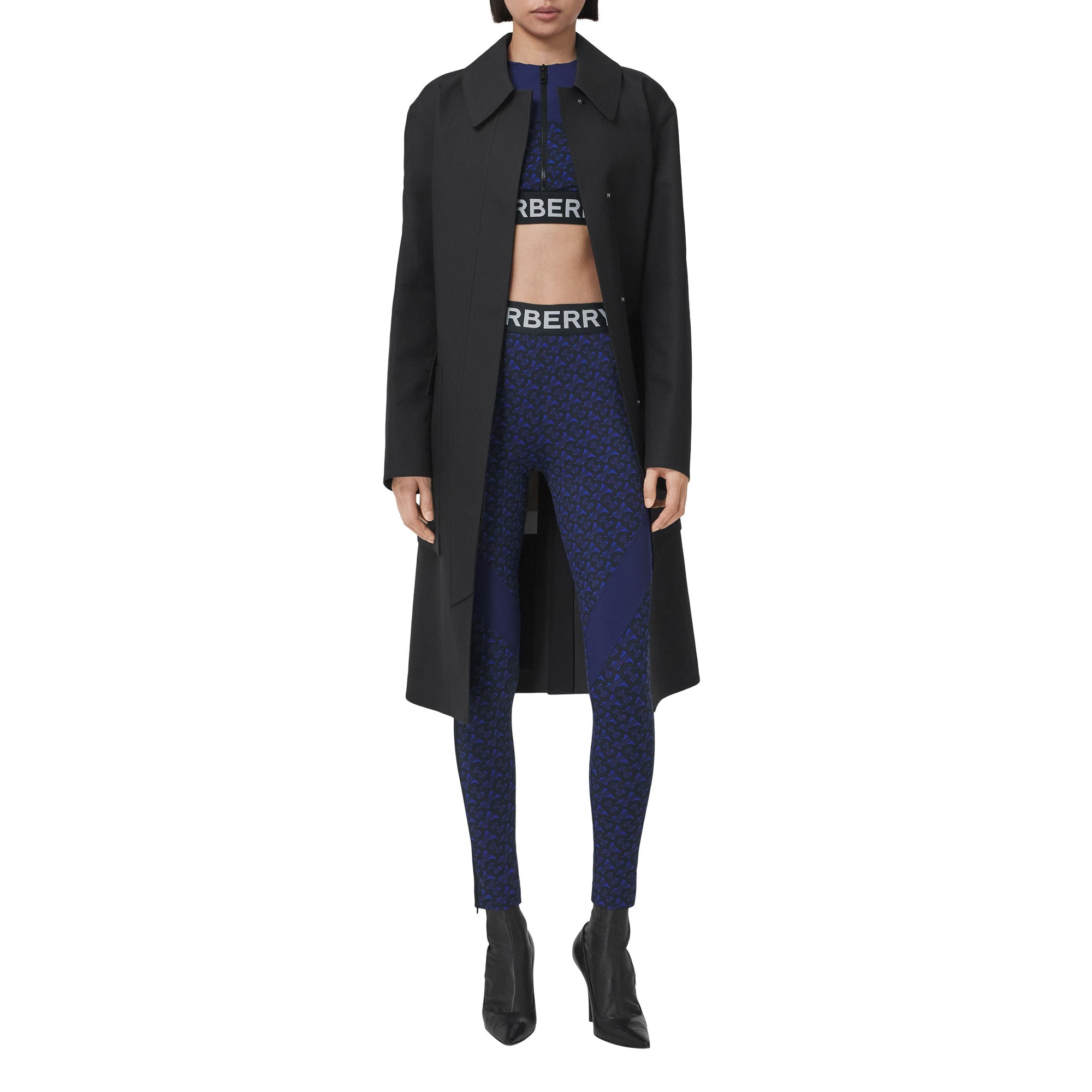 Legging en jersey stretch Monogram taille élastique - Deep Royal Blue