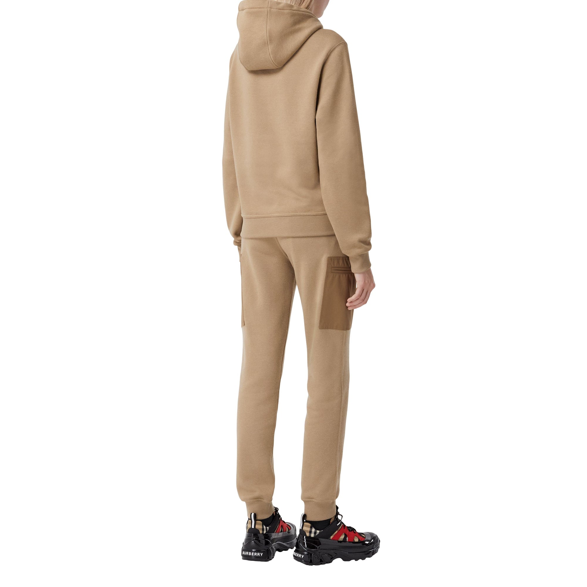 Hoodie oversize en jersey de coton avec logo - Camel
