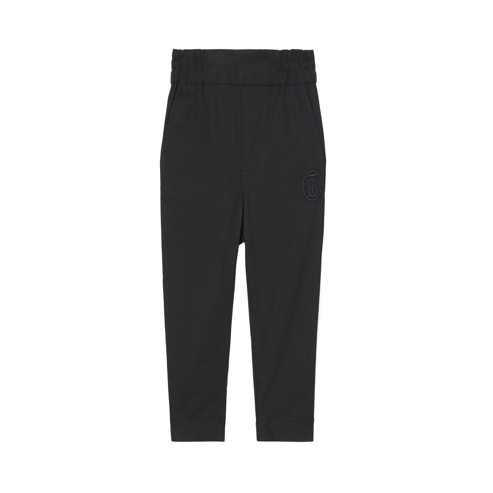 Pantalon casual monogramme - Black