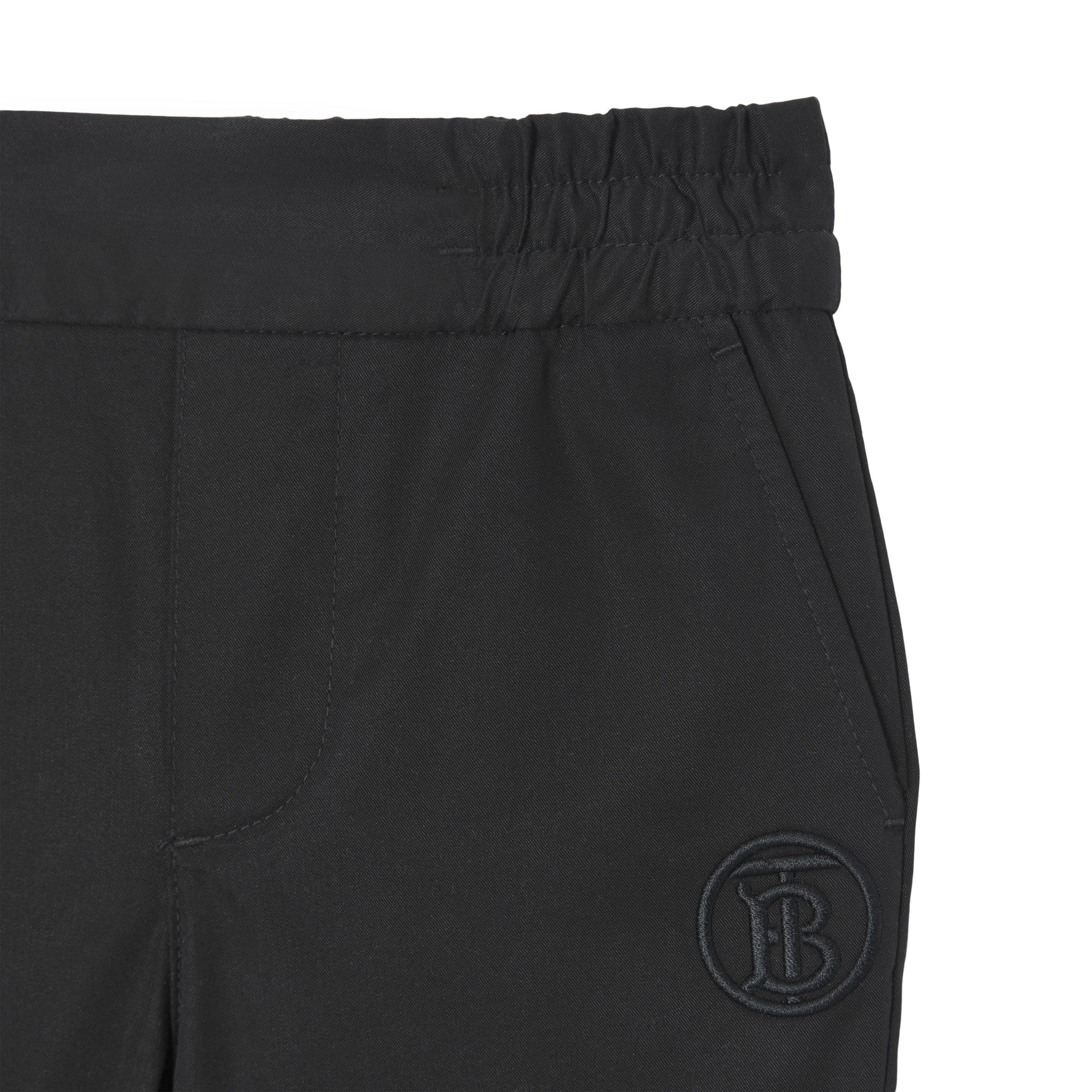 Pantalon casual monogramme - Black