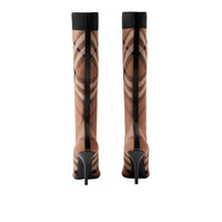 Bottes façon chaussettes à motif check - Birch Brown Check