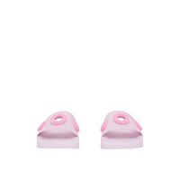 Mules plates à logo graphique - Pale Candy Pink