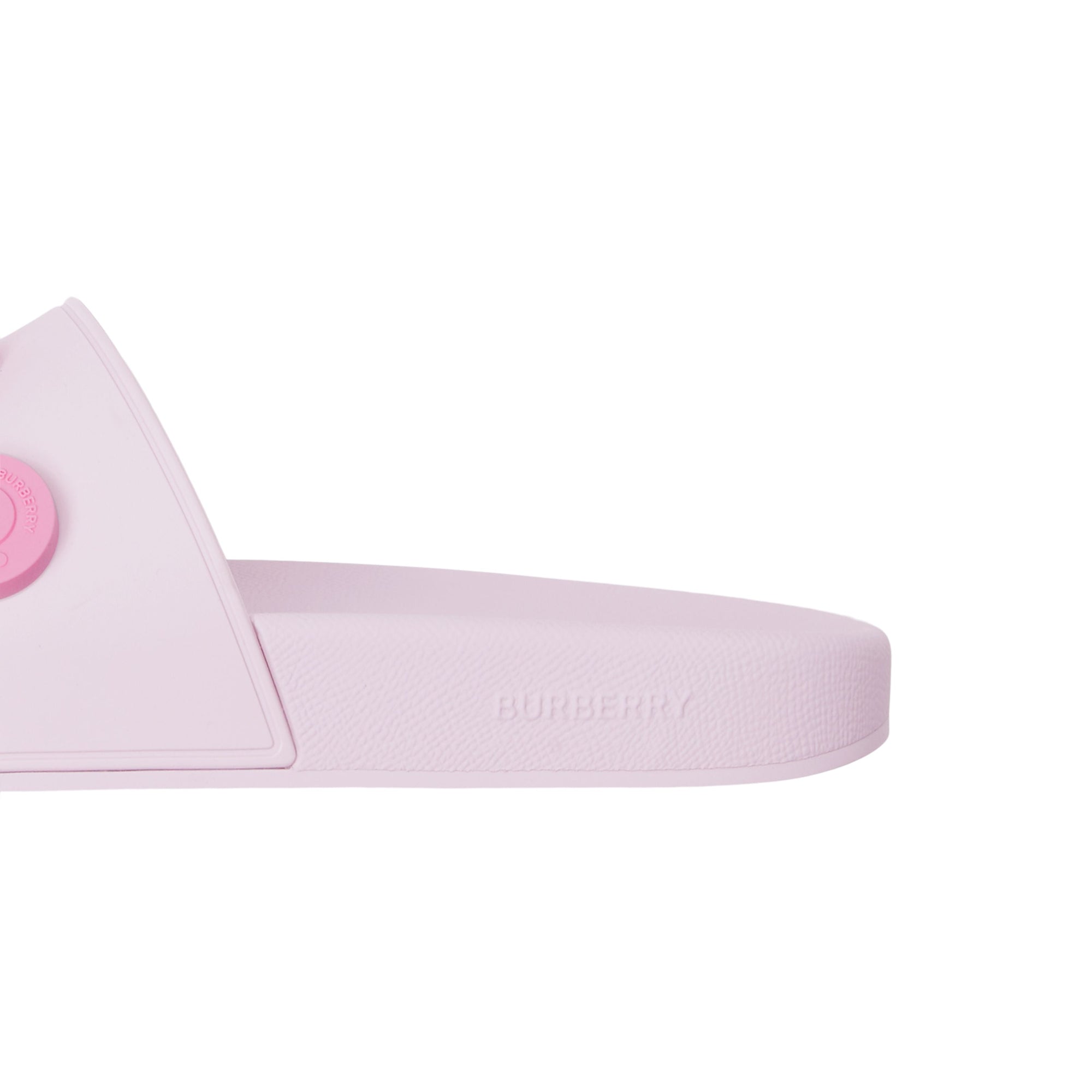 Mules plates à logo graphique - Pale Candy Pink