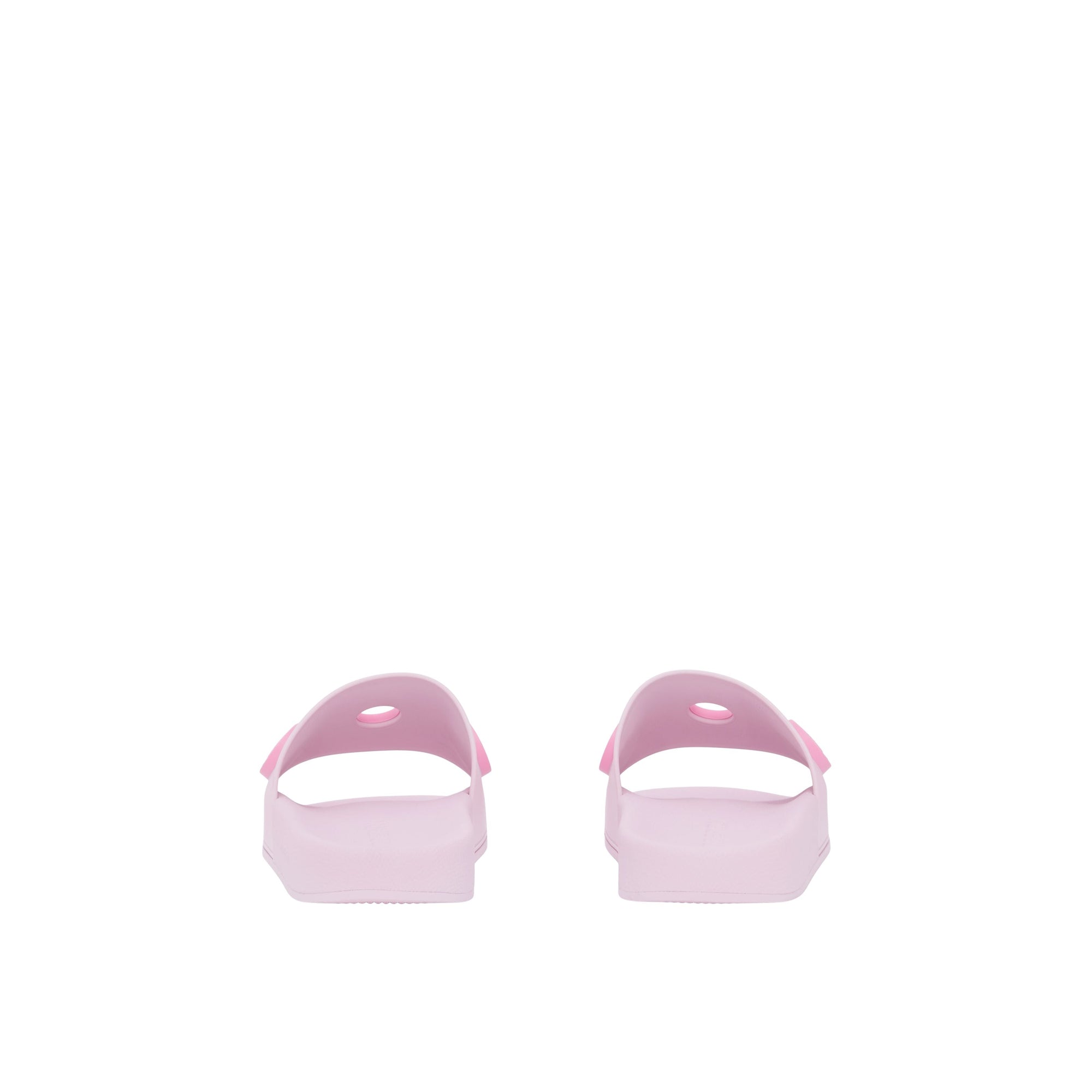 Mules plates à logo graphique - Pale Candy Pink