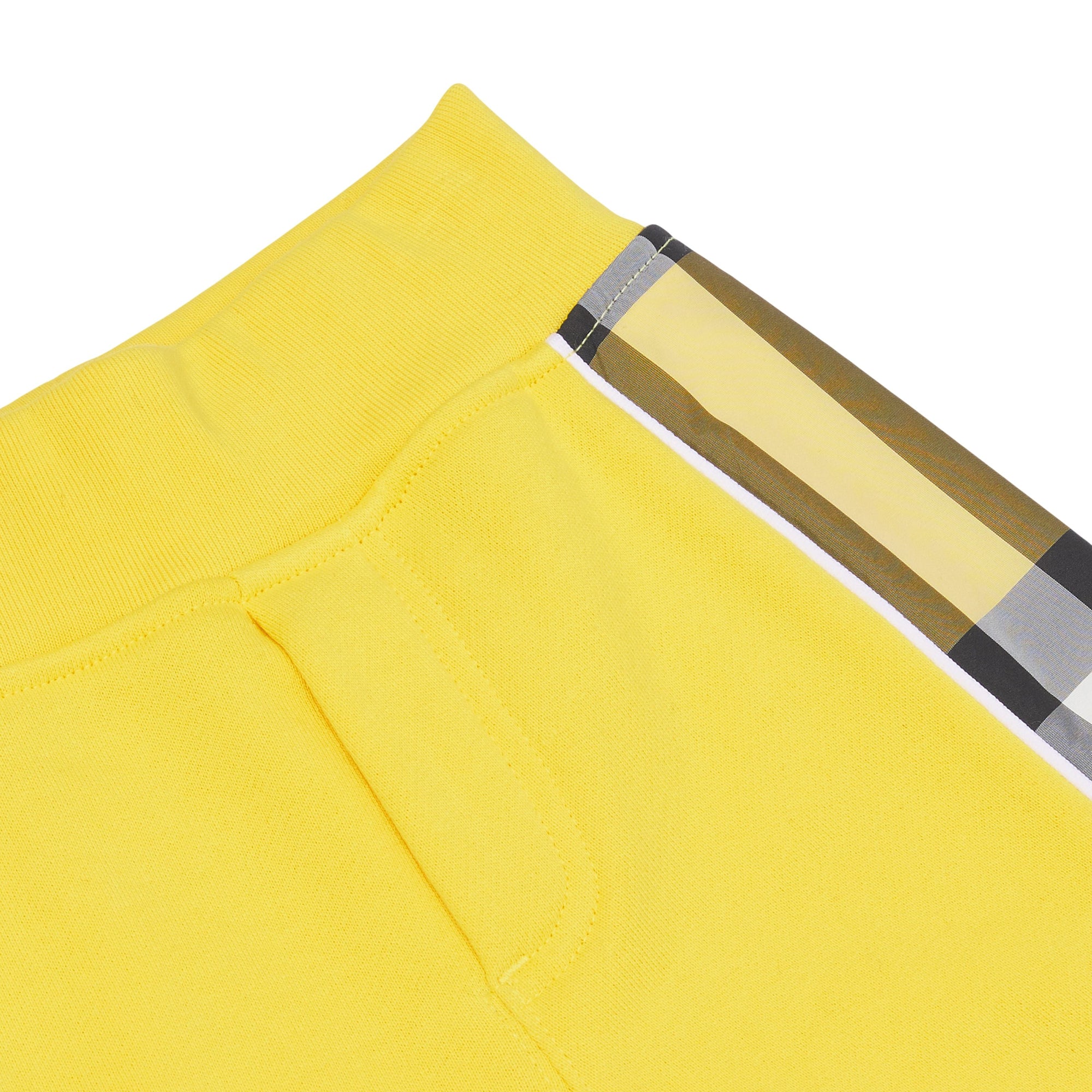 Short à motif check - Acid Yellow