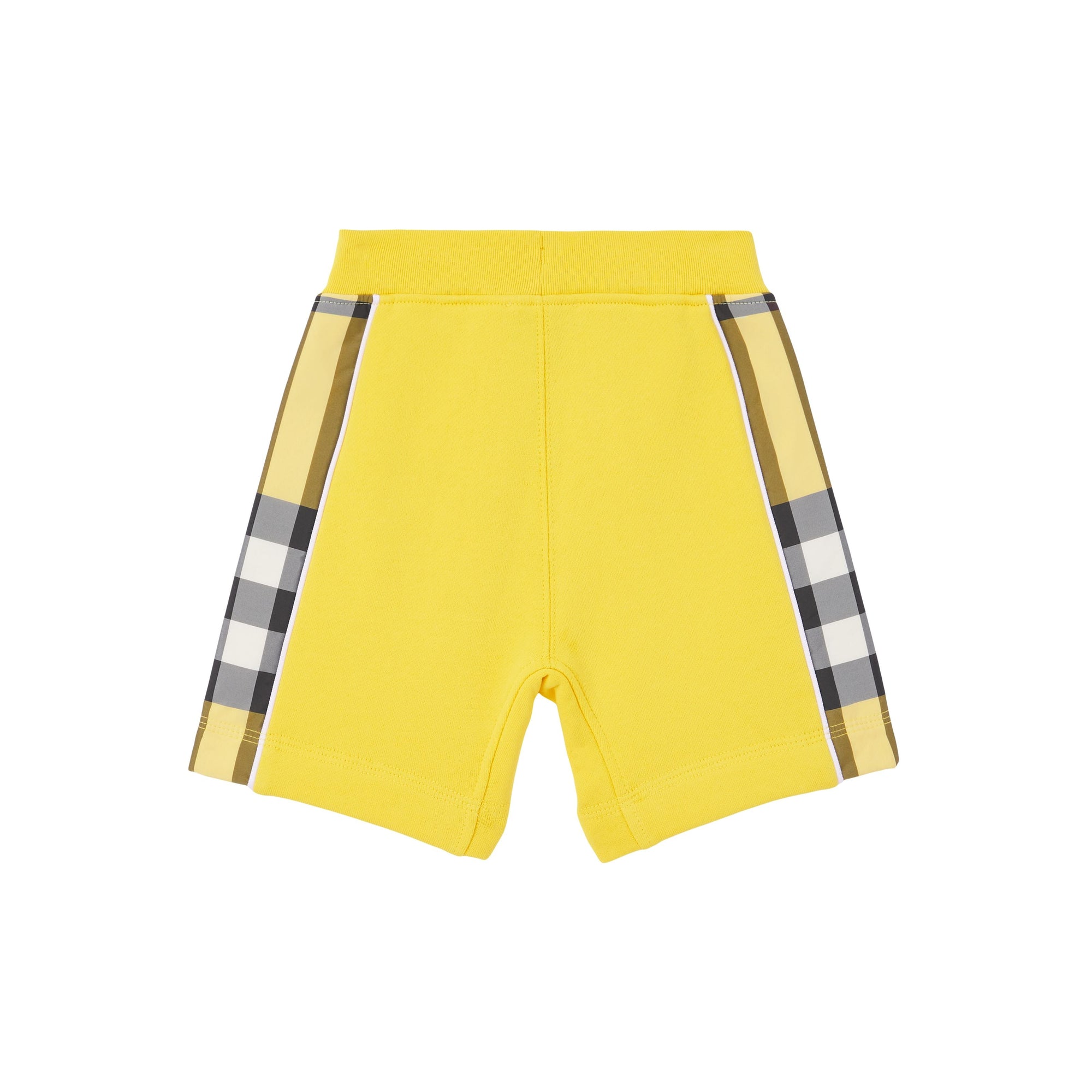 Short à motif check - Acid Yellow