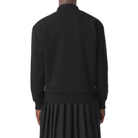Bombers en coton mélangé à lettre - Black