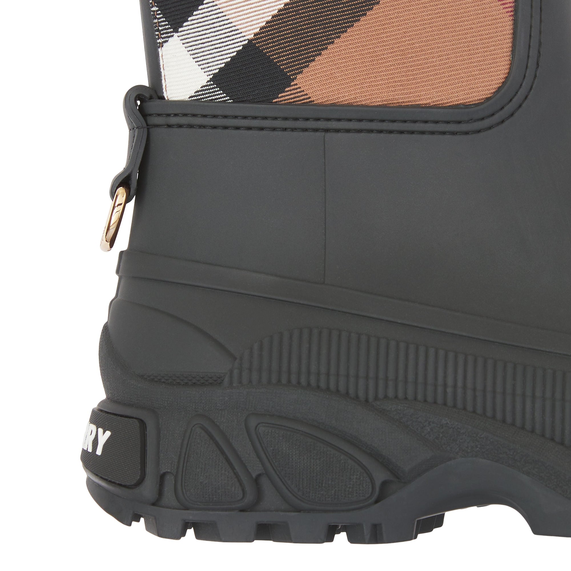 Bottes de pluie à motif House check - Black
