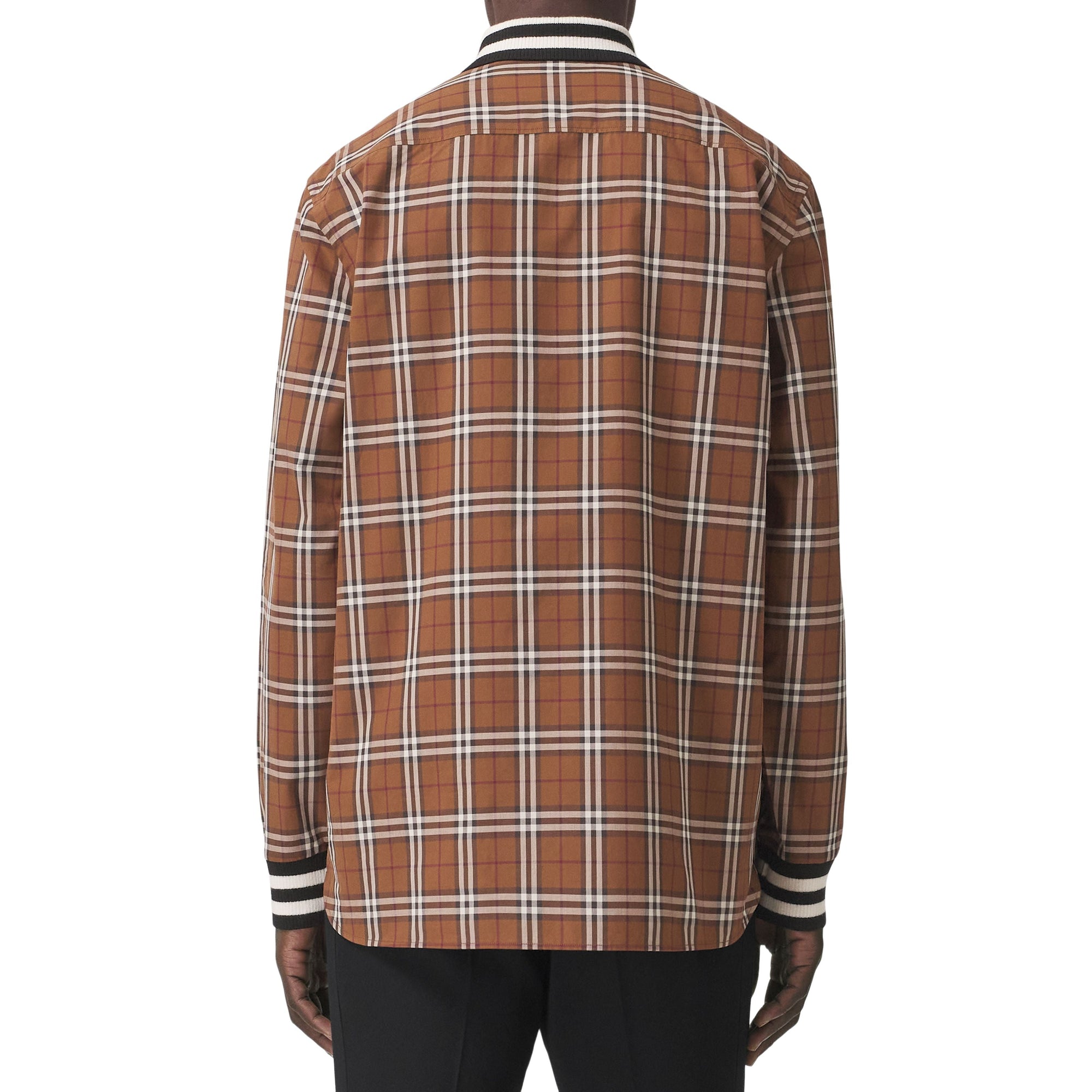 Chemise à motif check - Dark Birch Brown Check