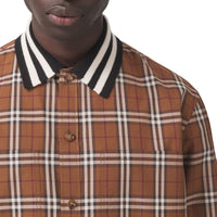 Chemise à motif check - Dark Birch Brown Check