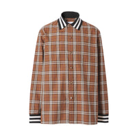 Chemise à motif check - Dark Birch Brown Check