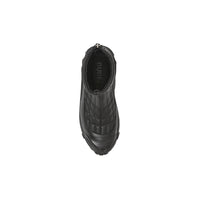 Bottines matelassées en cuir d'agneau - Black