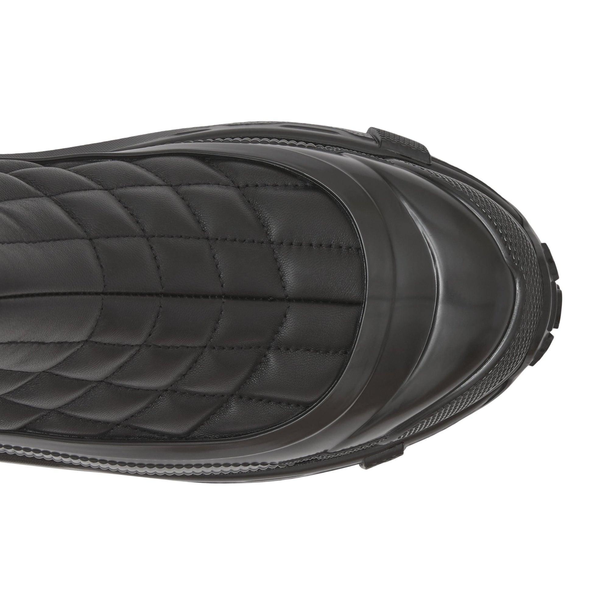 Bottines matelassées en cuir d'agneau - Black