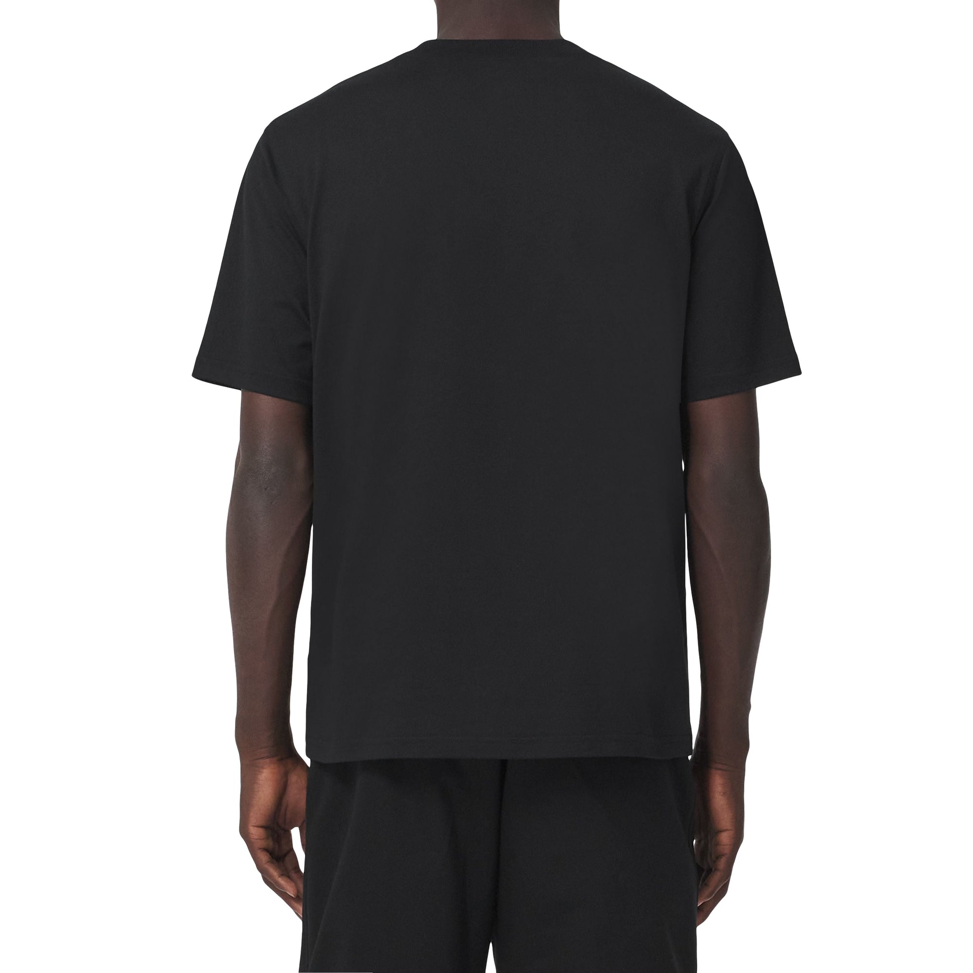 T-shirt en coton à logo - Black