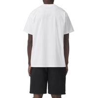 T-shirt oversize en coton à coordonnées - White