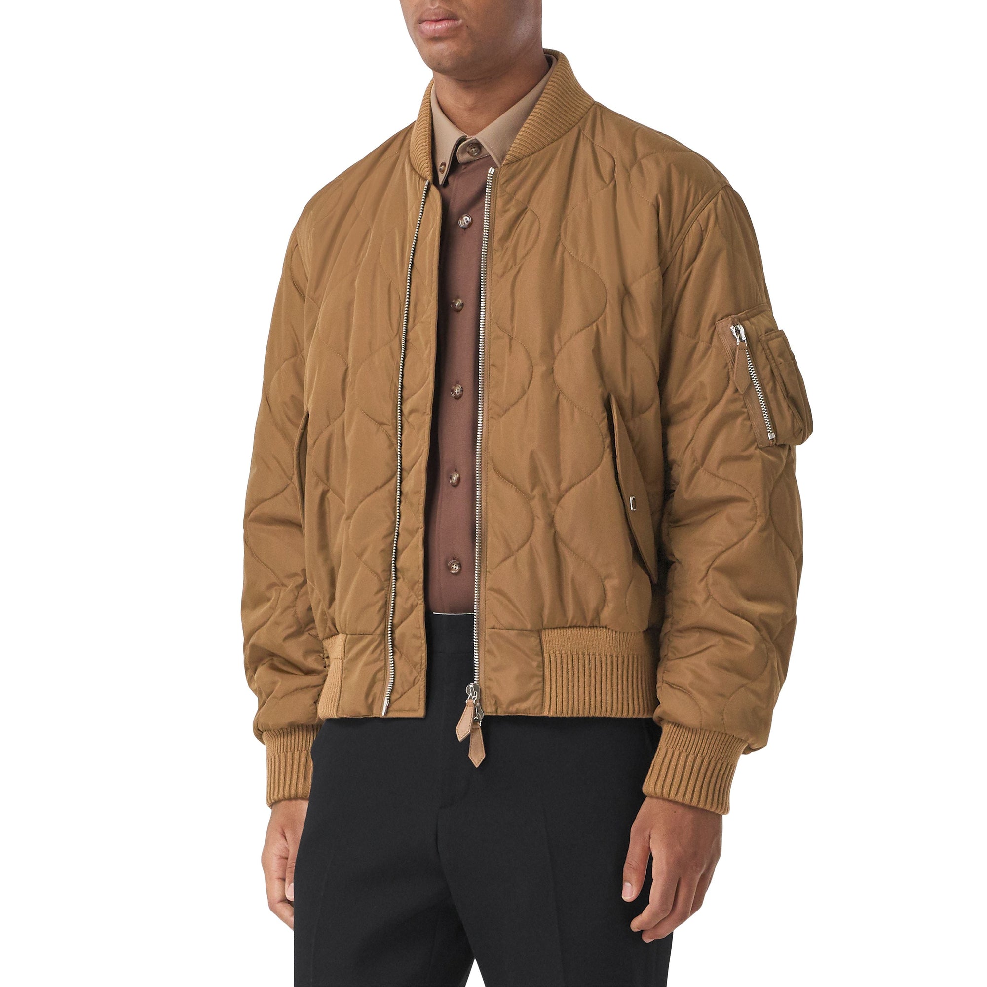 Bombers matelassé - Warm Walnut