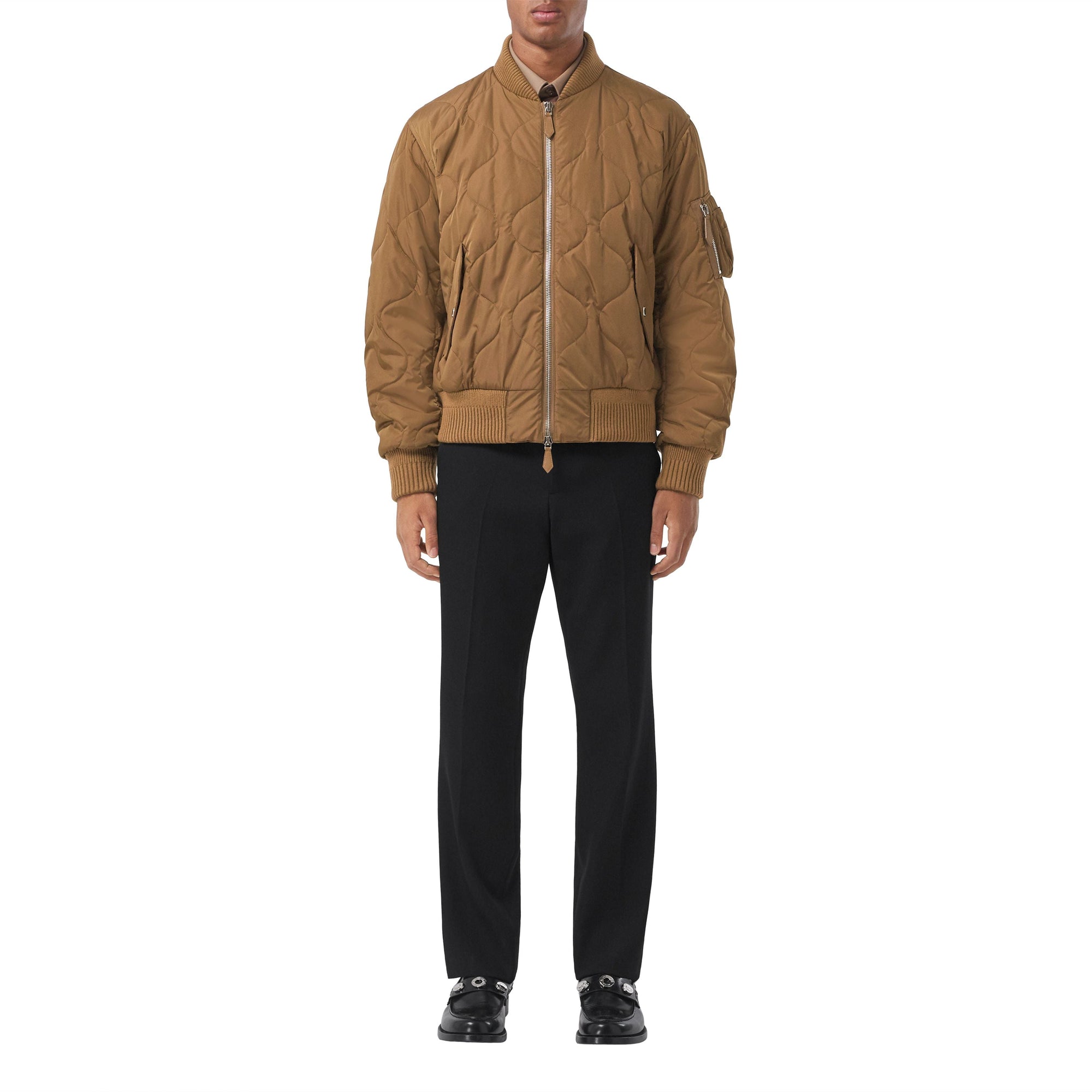 Bombers matelassé - Warm Walnut