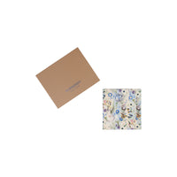 Couverture pour bébé en laine à imprimé floral - Pale Cream