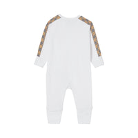 Coffret cadeau pour bébé à carreaux en trois pièces - White