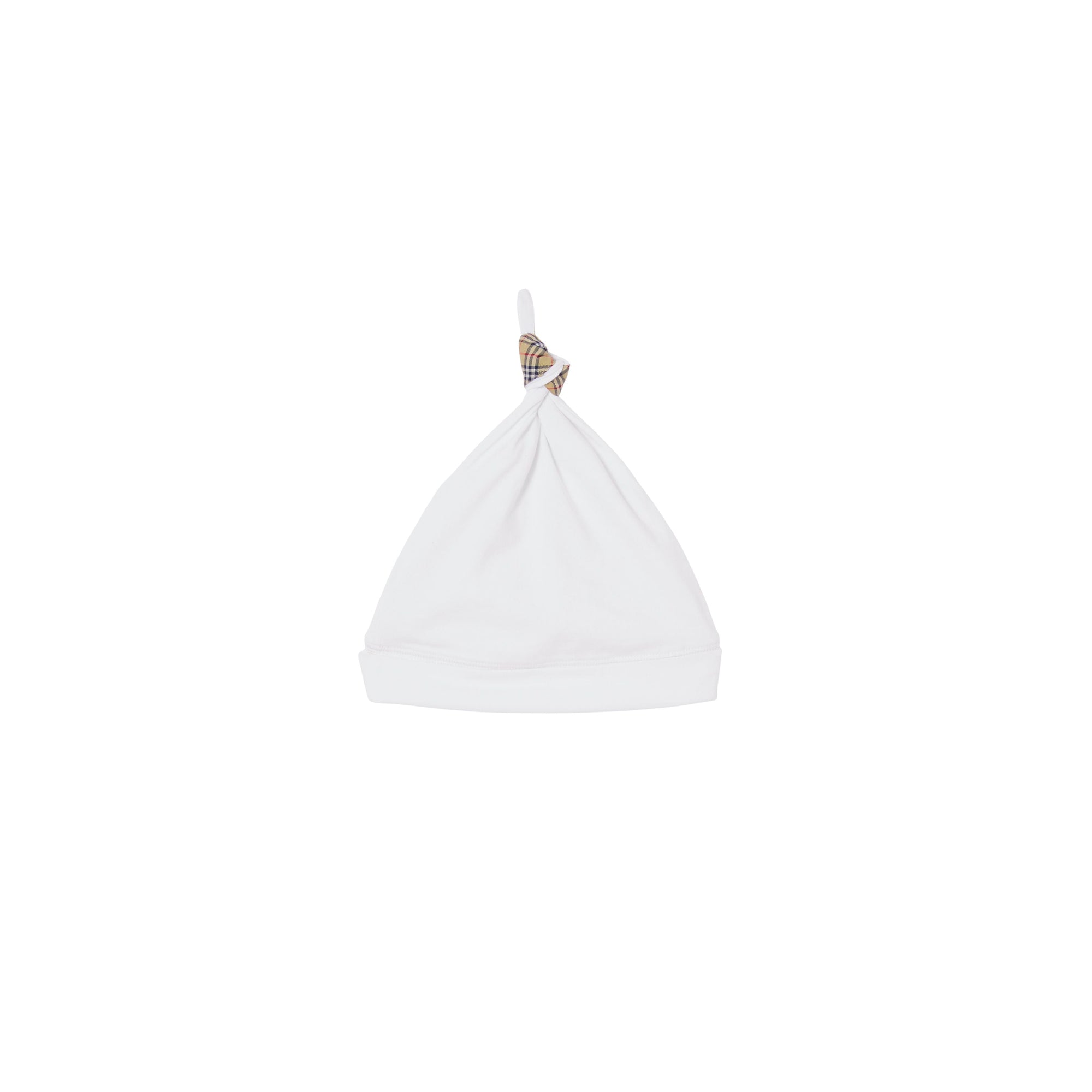 Coffret cadeau pour bébé à carreaux en trois pièces - White