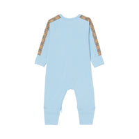 Coffret cadeau pour bébé à carreaux en trois pièces - Powdered Blue
