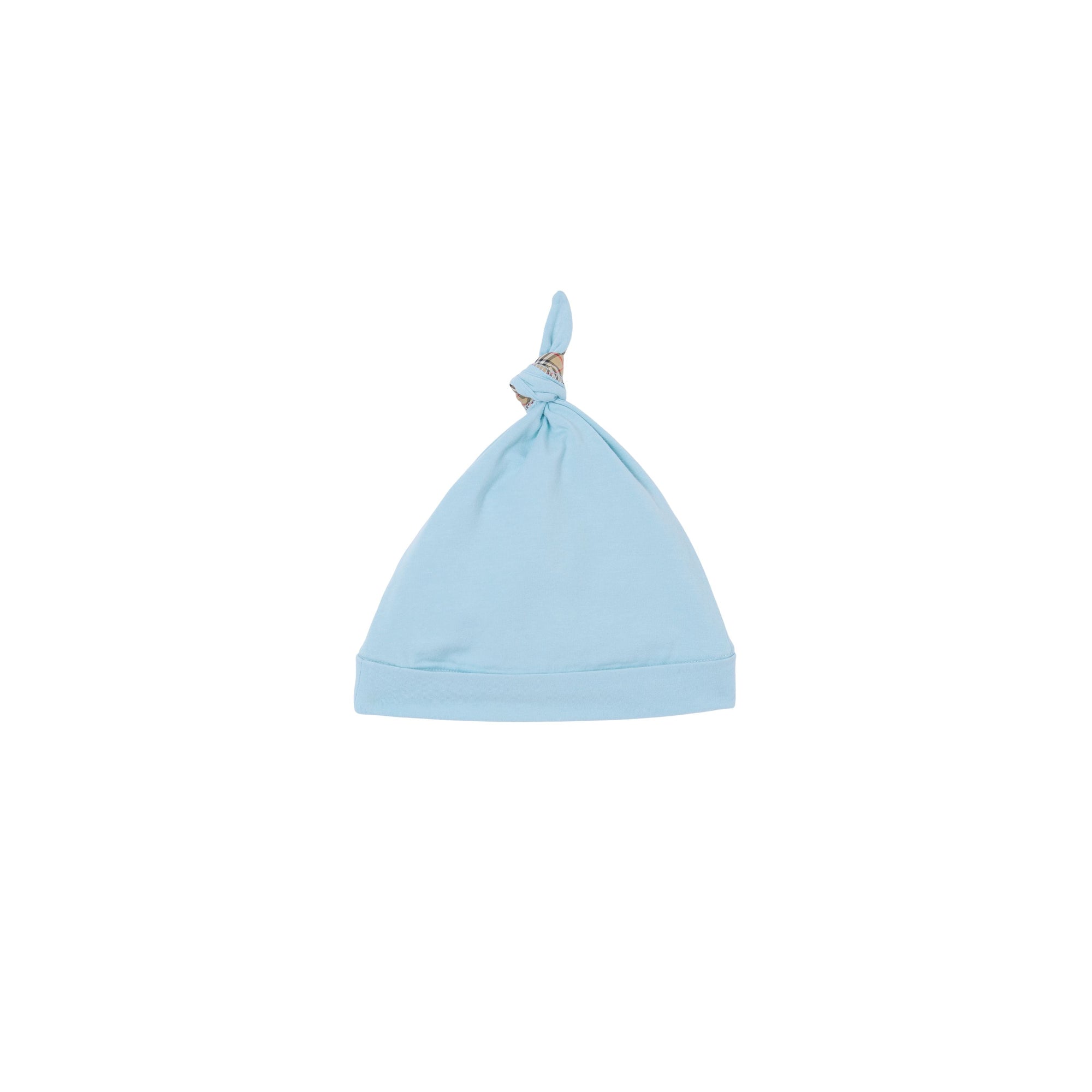 Coffret cadeau pour bébé à carreaux en trois pièces - Powdered Blue