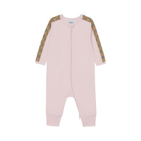 Coffret cadeau pour bébé à carreaux en trois pièces - Alabaster Pink