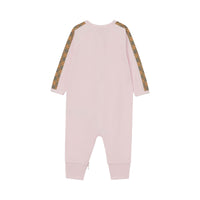 Coffret cadeau pour bébé à carreaux en trois pièces - Alabaster Pink