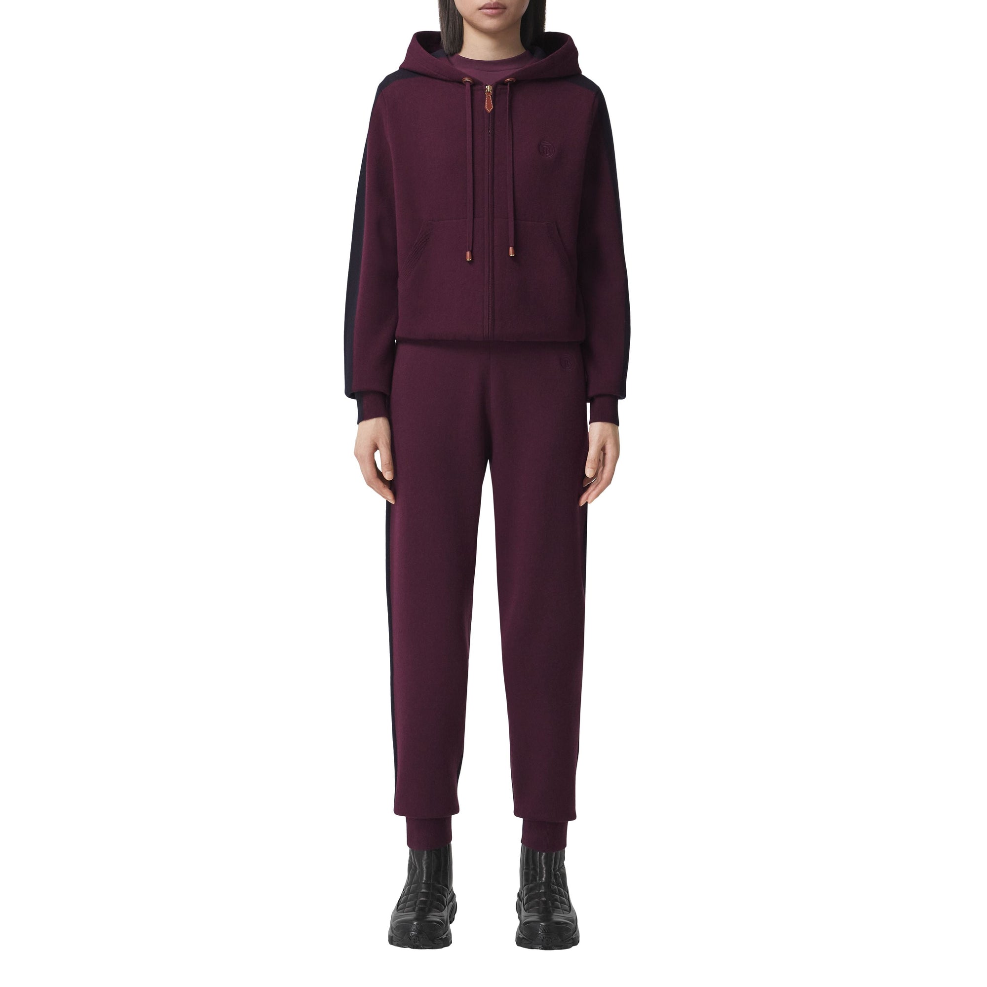 Pantalon de survêtement en cachemire - Deep Maroon