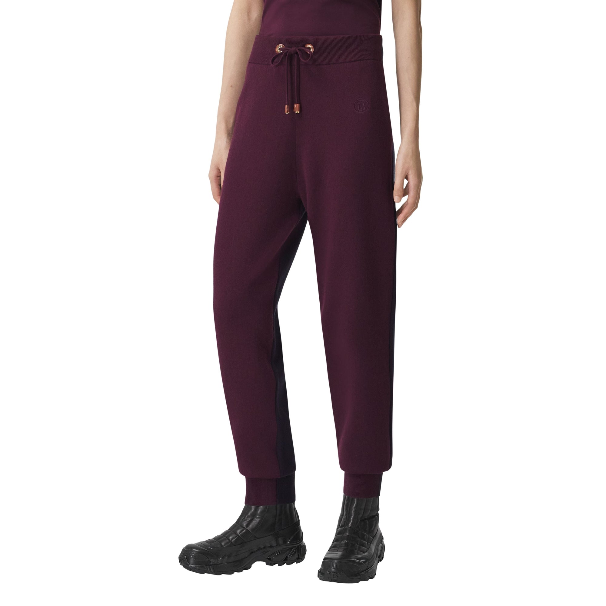 Pantalon de survêtement en cachemire - Deep Maroon