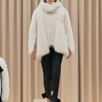 Pantalon tailleur sur mesure en laine - Black