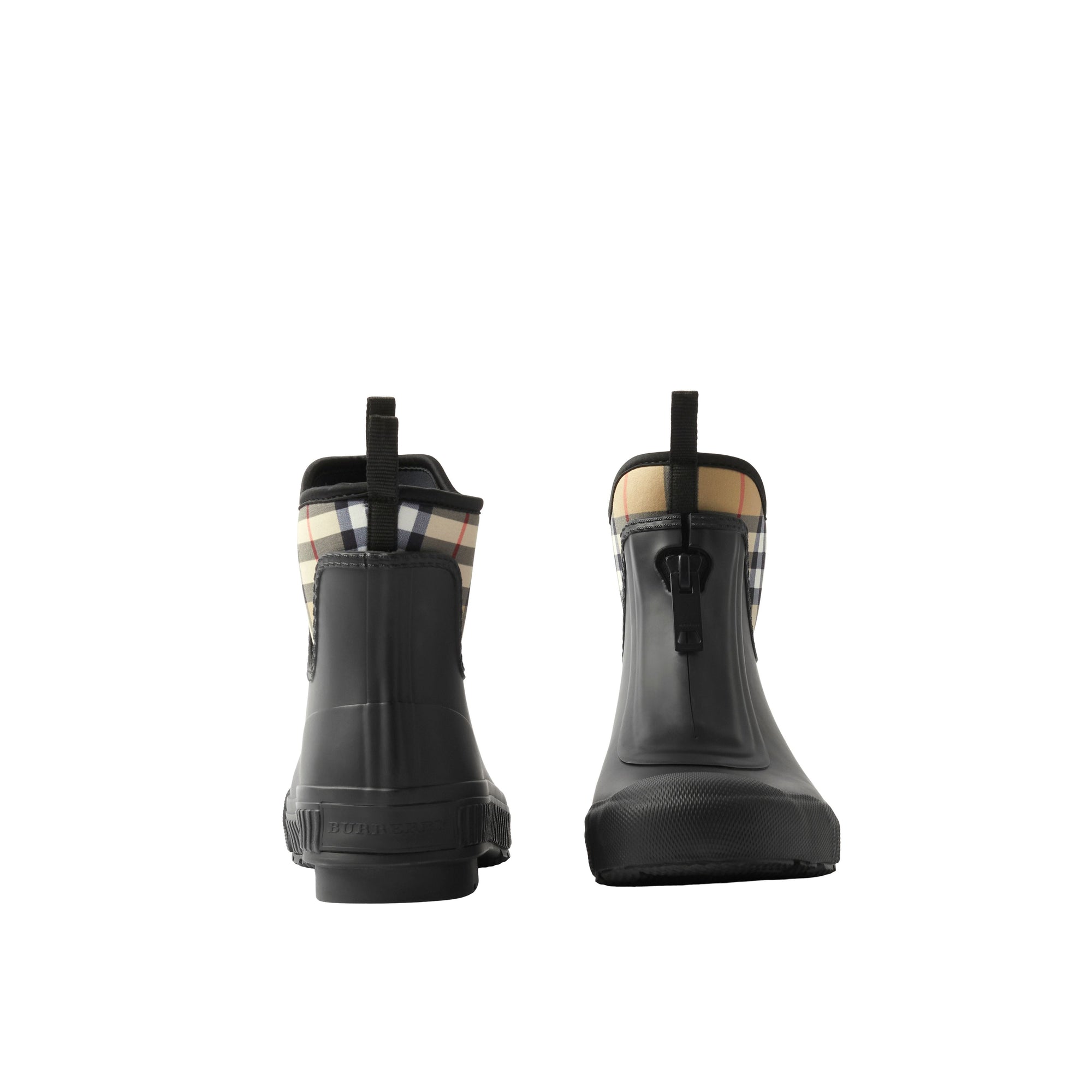 Bottes de pluie à zip - Black & Archive Beige