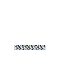 Bandeau à motif monogramme - Cobalt Blue