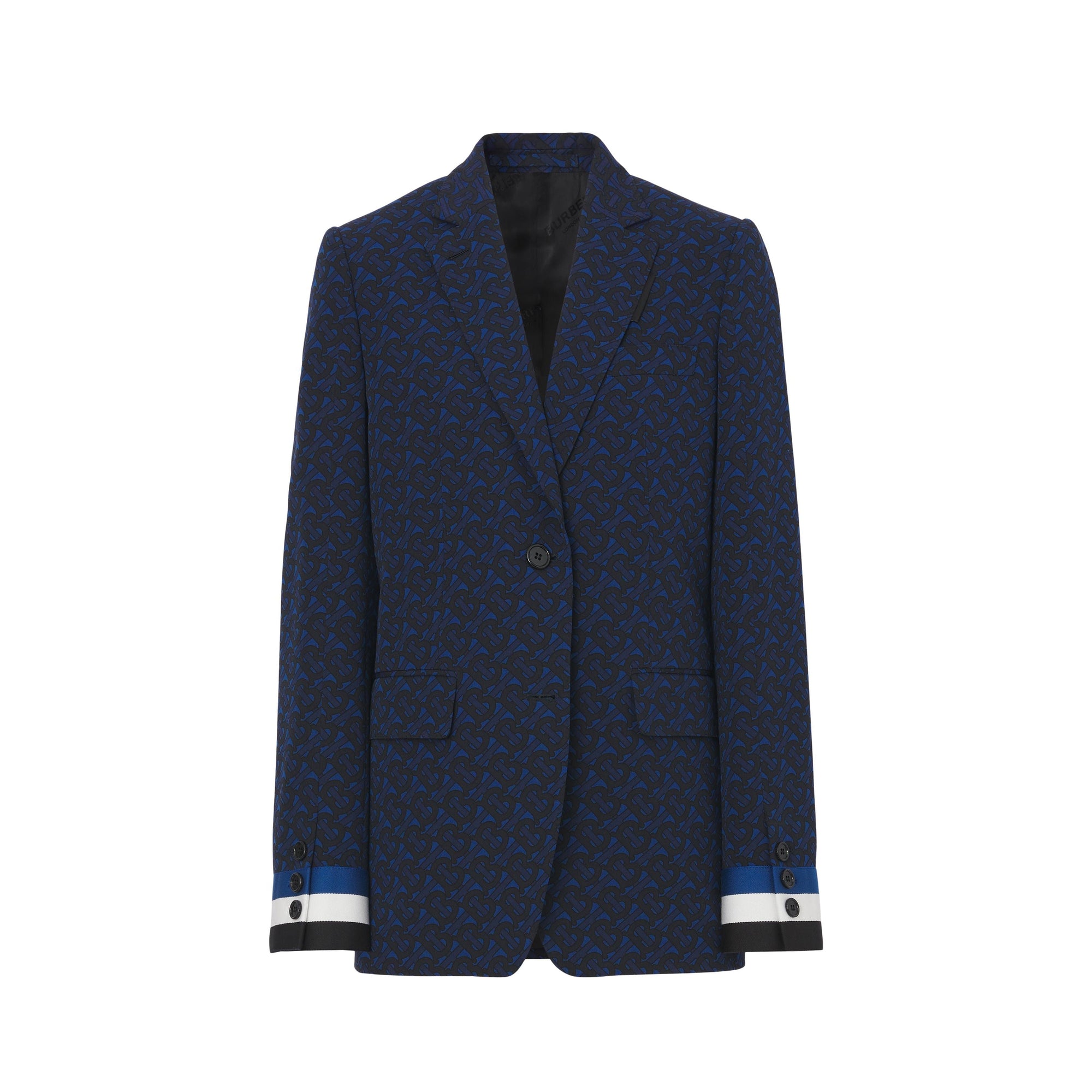 Veste tailleur en laine mélangée Monogram - Deep Royal Blue