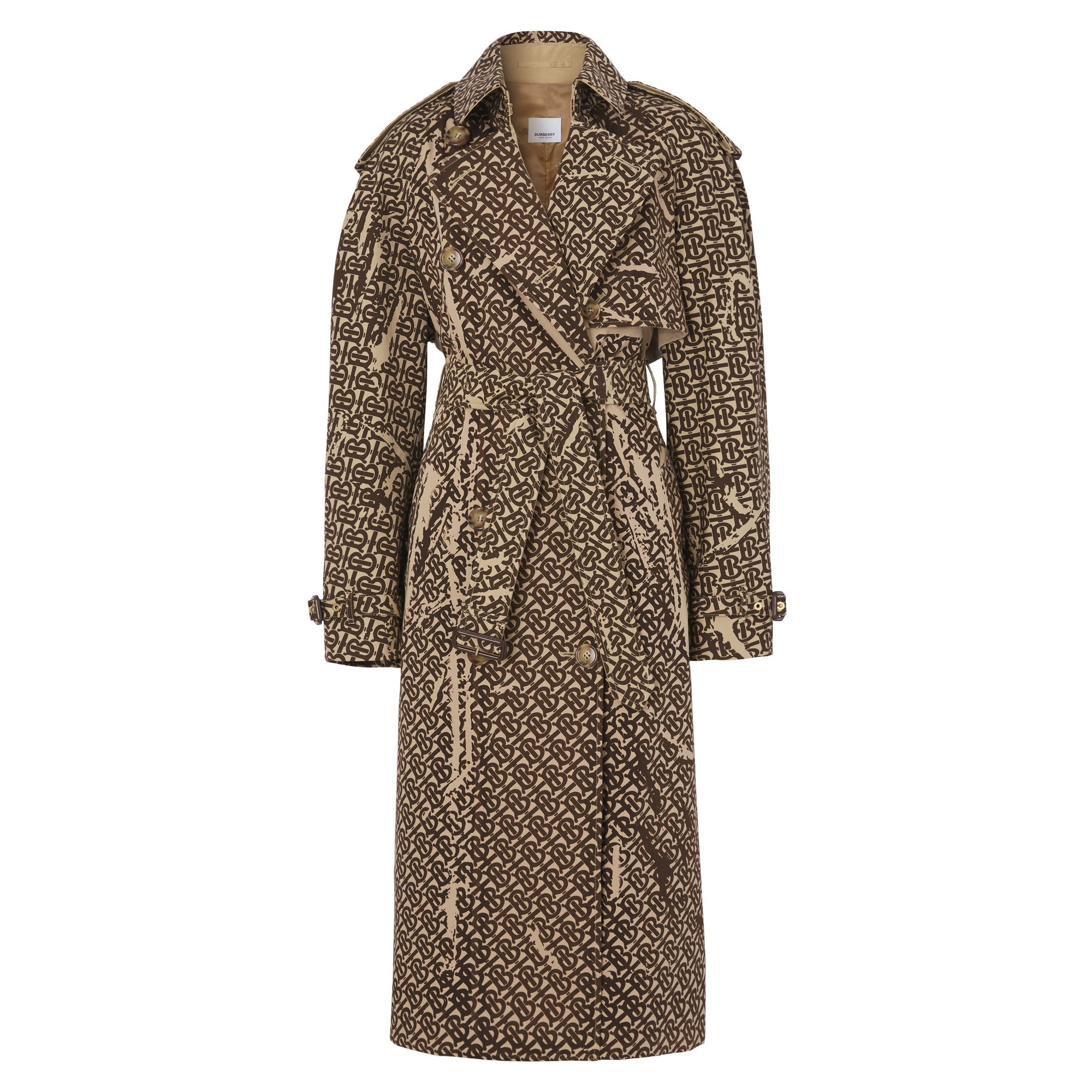 Trench en coton Monogram - Honey Pfp