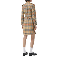 Robe chemise ceinturée à motif Vintage Check - Archive Beige Check