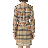 Robe chemise ceinturée à motif Vintage check - Archive Beige Check