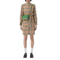 Robe chemise ceinturée à motif Vintage Check - Archive Beige Check