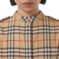 Robe chemise ceinturée à motif Vintage check - Archive Beige Check